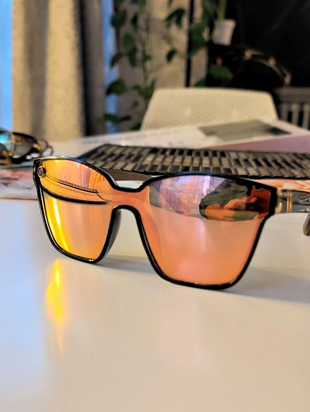 Blenders Pretty Penny Polarized Sunglasses Copper Black Champagne
